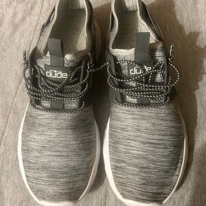 Hey Dude Men's Gray minstral stretch Knit Slip-On Loafers